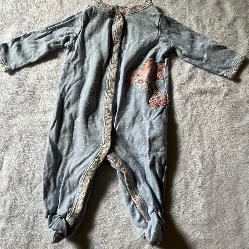 Carters Hummingbird Footie Pajamas